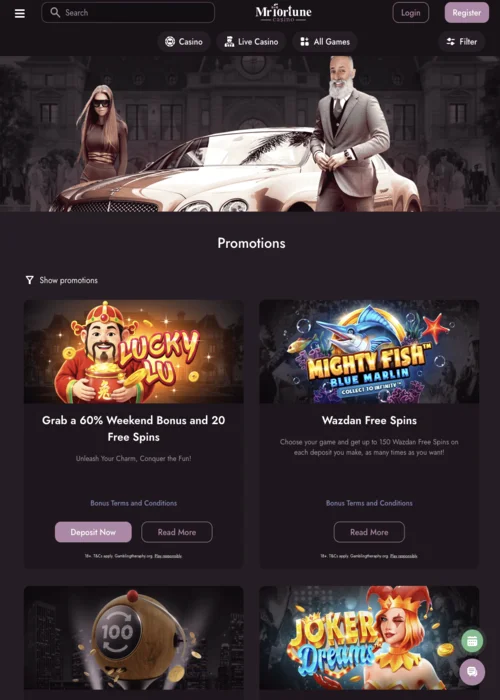 Bonuses Mr Fortune Casino<